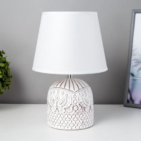 Carolina table lamp E14 40W white 20x20x30 cm Risalux