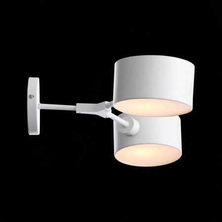 Wall lamp EVOLUCE. Sle183501-02. Gemento. 2x60 watts, E14, 51x12 cm, white color-6