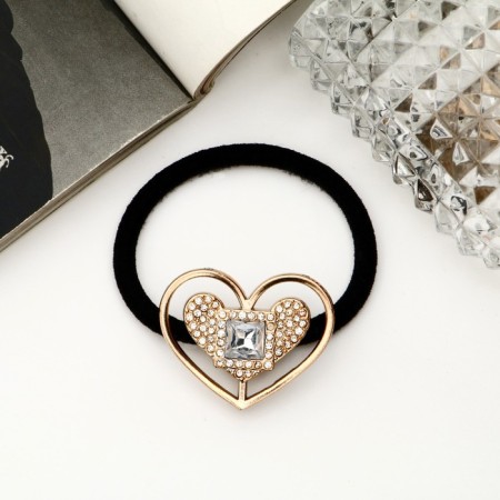 Hair elastic band "Loretta" Heart-1