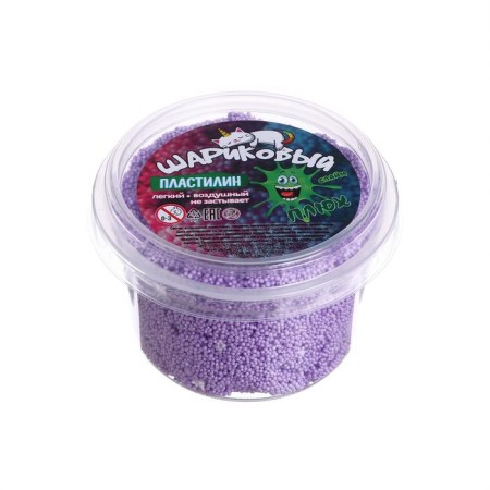 Ball plasticine, container 100 ml, lilac-1