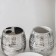 A set of accessories for the bathroom "Failures", 4 items (soap dish, dispenser 400 ml, 2 glasses), silver color