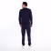 Male costume (sweatshirt, trousers), dark blue color, size 52 (2xl)