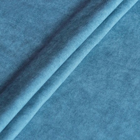 Set of curtains "Soft", size 145 x 270 cm - 2 pcs, grab - 2 pcs, color blue-2