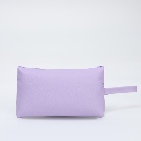 Cosmetic bag simple Style, 19.5*0.5*11, Department for Meln, N/Pocket, Lilac-1