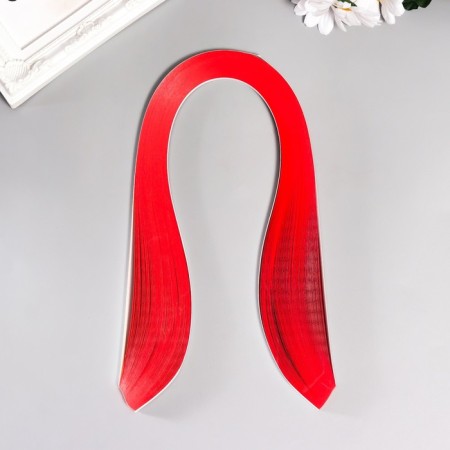 Strips for quilling 120 strips density 120 grams "red" width 0.5 cm length 53 cm