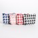 Women's wallet with zipper, color mix