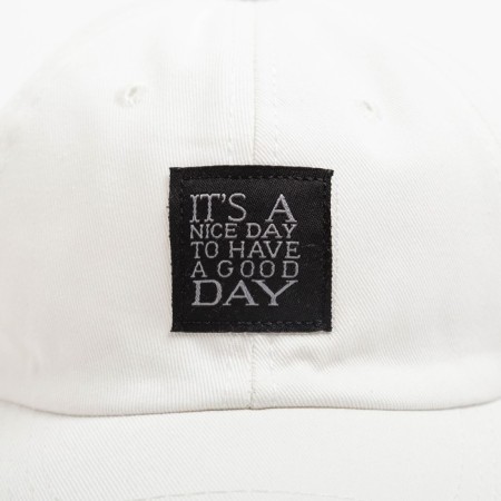 Children's cap "It’s a nice day" minku white color, rr 52-3