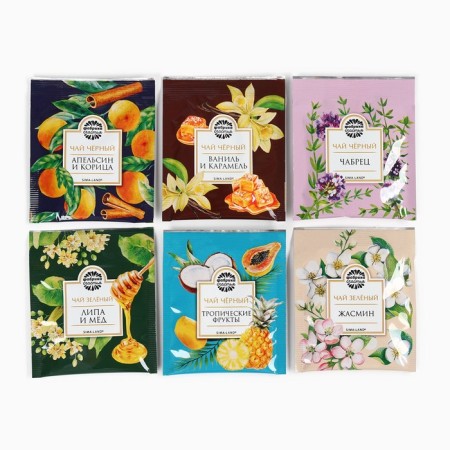 New Year! Black tea "Cozy holiday", assorted, 30 pcs-2