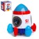 Cosmos missile, light and sound effects, works from batteries