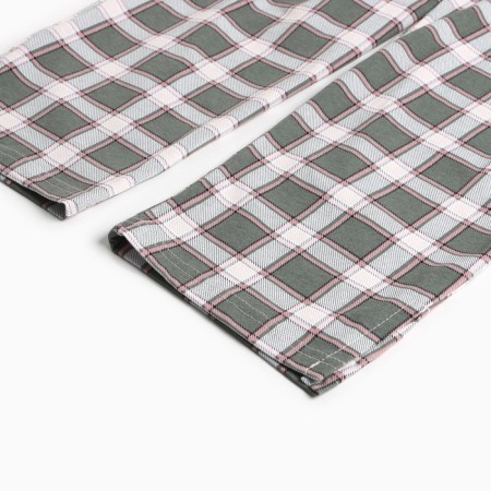 Women's home set (T -shirt/Bridges), pink color, size 54-7