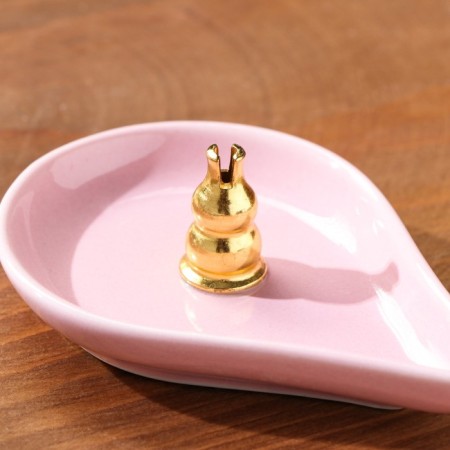 Claus for any incense "drop", lilac, 6.9x2.6x8.8 cm-2