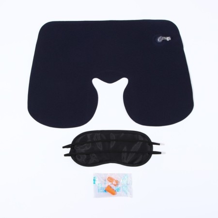 Tourist set: a pillow for the neck, sleep mask, beryushi-4