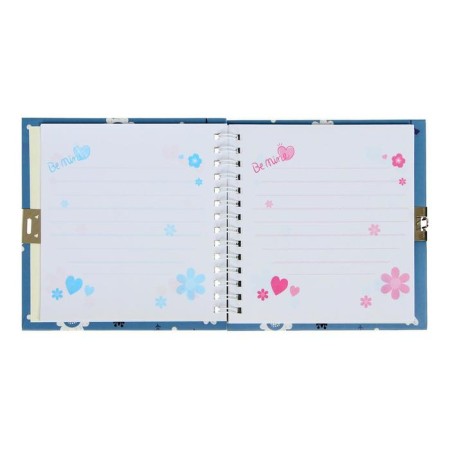 Notebook Gift A6+, 45 sheets, on the castle, on the crest, line, "cats", mix-4
