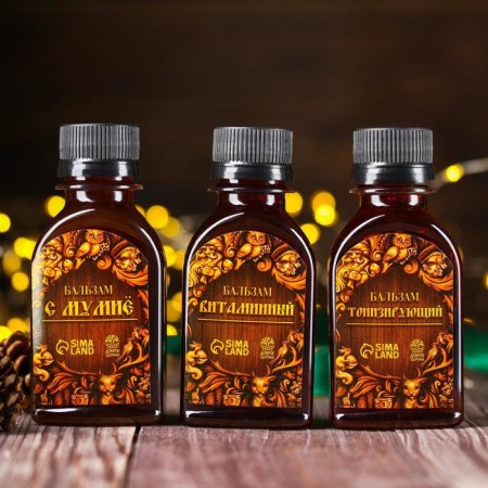Set of balms of non -alcoholic "vitamin collection" 3 pcs. x 110 ml.-4