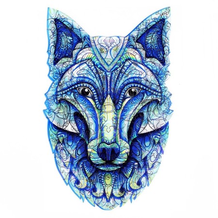 Wooden figured puzzle "Wise hunter"-4