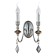 Bra Crystal Lux, Mercedes 0950/402, E14, 2x60 W, 29x20 cm, color chromium