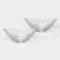 Set of glass standards Venice, 2 pcs