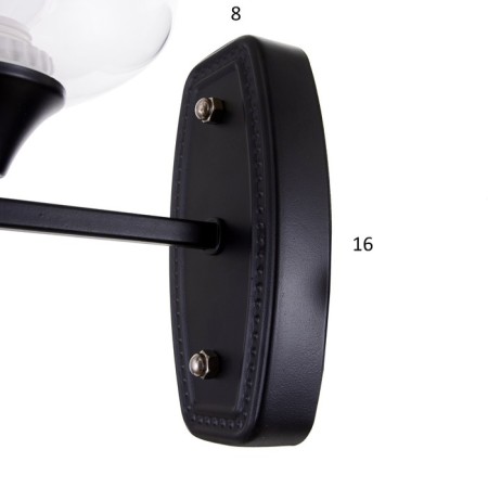 Bra 2068/1bk E27 40W Black 17x14x20 cm-3
