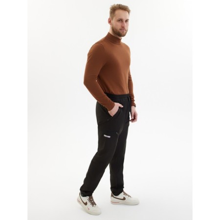 Sports male winter, size 48, dark gray color-12