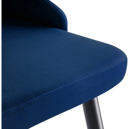 SHEET on the metal frame Narayan Velutto 26 metal/velor, black/blue 47x54x98 cm-6