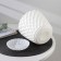 Pot for flowers with a pallet "Wave", 2.5 l, d = 17.5 cm, snow -white color