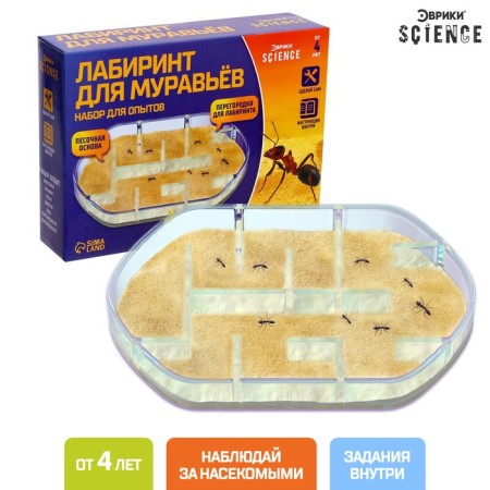 Set for experiments "Labyrinth for ants"