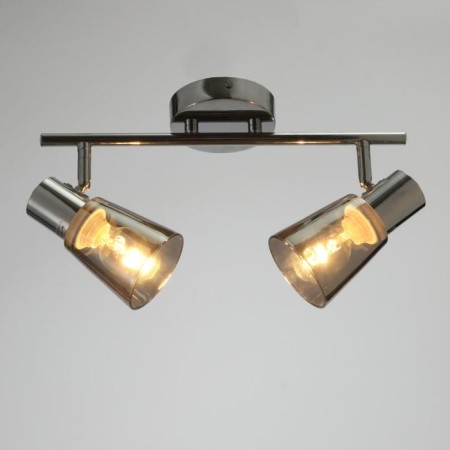 Economic lights Crown 2x60W E14, chrome 44x10x23 cm-2