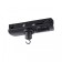 Adapter/holder for a single -phase two -wire track without current pipeline for Novotech lamps. RAMO, 20x80x35 mm, black color