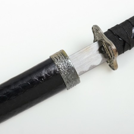 Suv. Product Katana 3V1 on a stand, scabbard to leatherette, black reptile 47/70/89cm-6