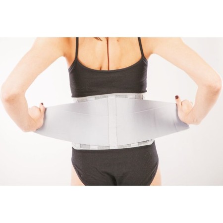 Anti-radiculite corset NT-R-015, semi-burning, 6 ribs, size M, color gray color-1