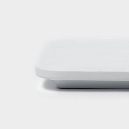 Serving dish "White East", 34.5 × 16.7 × 1.7 cm, white color-4