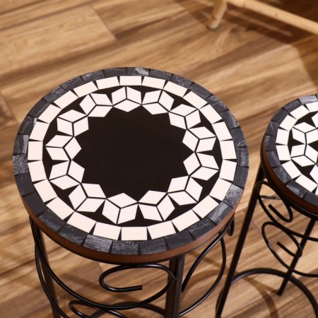 Flowers stand "Stars" (set 2 pcs), diameter 25 and 20 cm-3