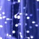 Garland "Curtain" 2 × 6 m, IP44, UMS, white thread, 1440 LED, white glow, flicker, 220 V