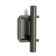 Smeal handle, "Hidden", MO 32 mm, color dark iron
