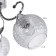 Teresa chandelier 3x40W e27 chrome, black chrome 55x55x21cm