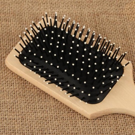 The comb massage, wide, 7.5 × 23.5 cm, color "Light wood"-1