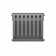 Bimetallic radiator Royal Thermo Biliner New/Silver Satin, 500 x 80 mm, 8 sections, chrome