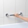 ACCOONA A132 bath handrail, chrome color