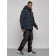 Winter ski skid male, size 52, dark blue color