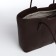 Bag Female Tout with zipper, chocolate color