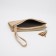 Women's wallet on lightning, with a pen, beige color