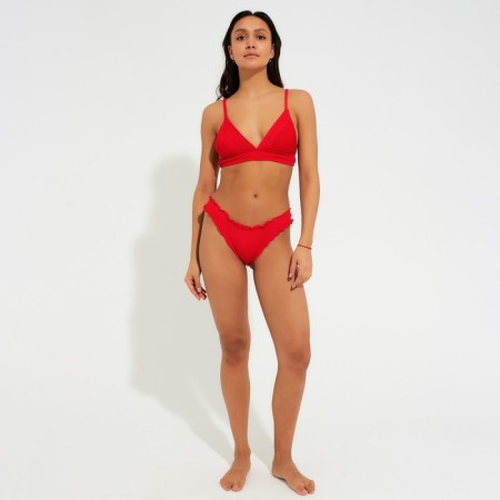 Female Separate Minaku swimsuit with assemblies Red color, size 48-2