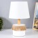 Esten table lamp E14 40W white 19.5x19.5x32 cm Risalux