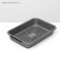 Medium pearl toilet with a mesh of 36 x 26 x 6.5 cm, silver