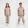 Children's costume with the basis (sweatshirt, trousers) KAFTAN "Basic Line" R.30 (98-104), beige