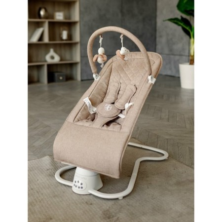 Electric shafts children's Amarobaby Happy Swing, beige color-15