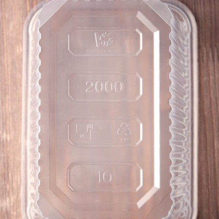 Container plastic disposable "Juplast", 2 l, 18.6 × 13.2 × 13 cm, the color is transparent-2