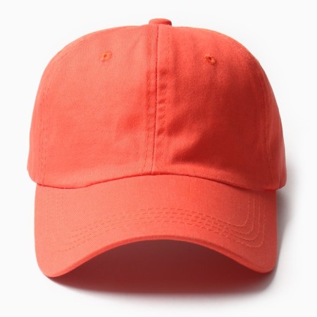 Women's cap monophonic minku, central orange, river 58-1