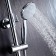 LEMARK LINARA LM0462C shower system, single -leaf, tropical shower, watering can