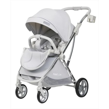 Walking stroller Farfello Fest Lux FL, Color Perfect White